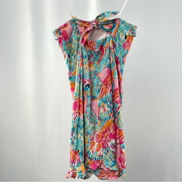 Lilly‎ Pulitzer Wyatt Strapless Mini Dress in Flamingo Print Size 0 - Picture 3 of 6